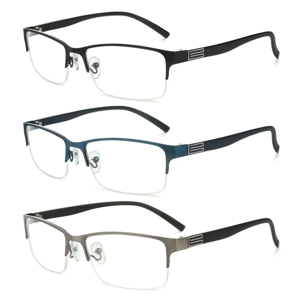 

Men Square Frame Business Myopia Glasses Vintage Eye Protection Ultra Light Eyeglasses Vision Care -100~-600 Diopter