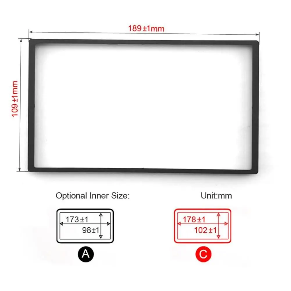 

Car 2 Din Radio Stereo Fascia Panel Frame Adaptor Kit For Honda (Jazz) 1.3L 2007-2013 Install Fitting Trim Accessories Hot Sale