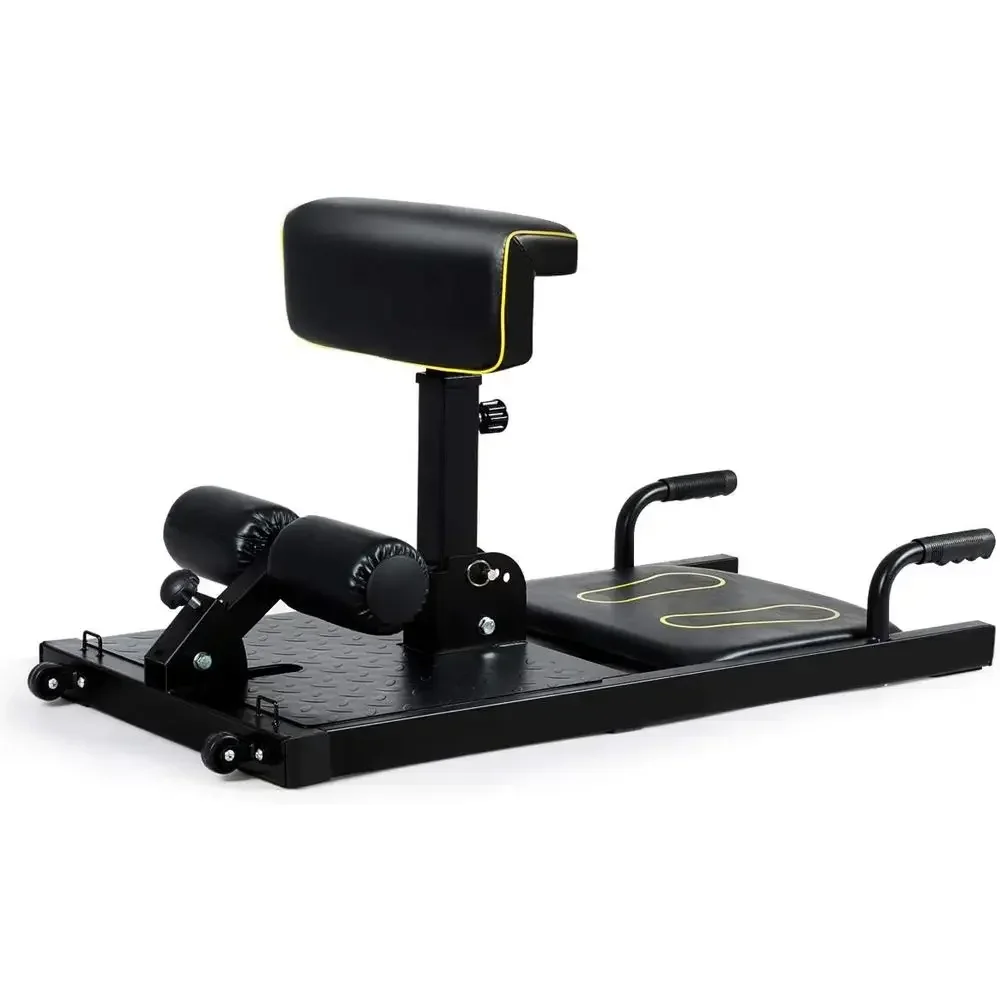 

Versatile Adjustable Height Workout Bench for Diverse Exercises: Sissy Squat, Push-ups, Sit-ups, Rope Training, Home Gym