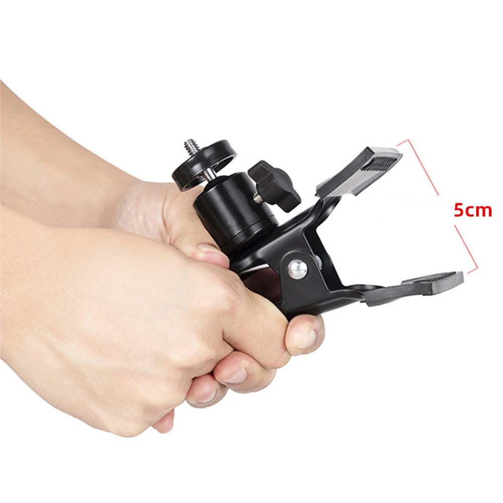 

1pc Universal Selfie Smartphone Holder 360 Rotating Adjustable Clamp Mount For Desk Bed Cabinet Durable Cell Phone Holder For