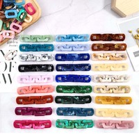 100cm  Acrylic buckle beads 20*30mm Dark DIY Handbag Key Strap Glasses Chains Opening Loops Accessories Acrylic Chain