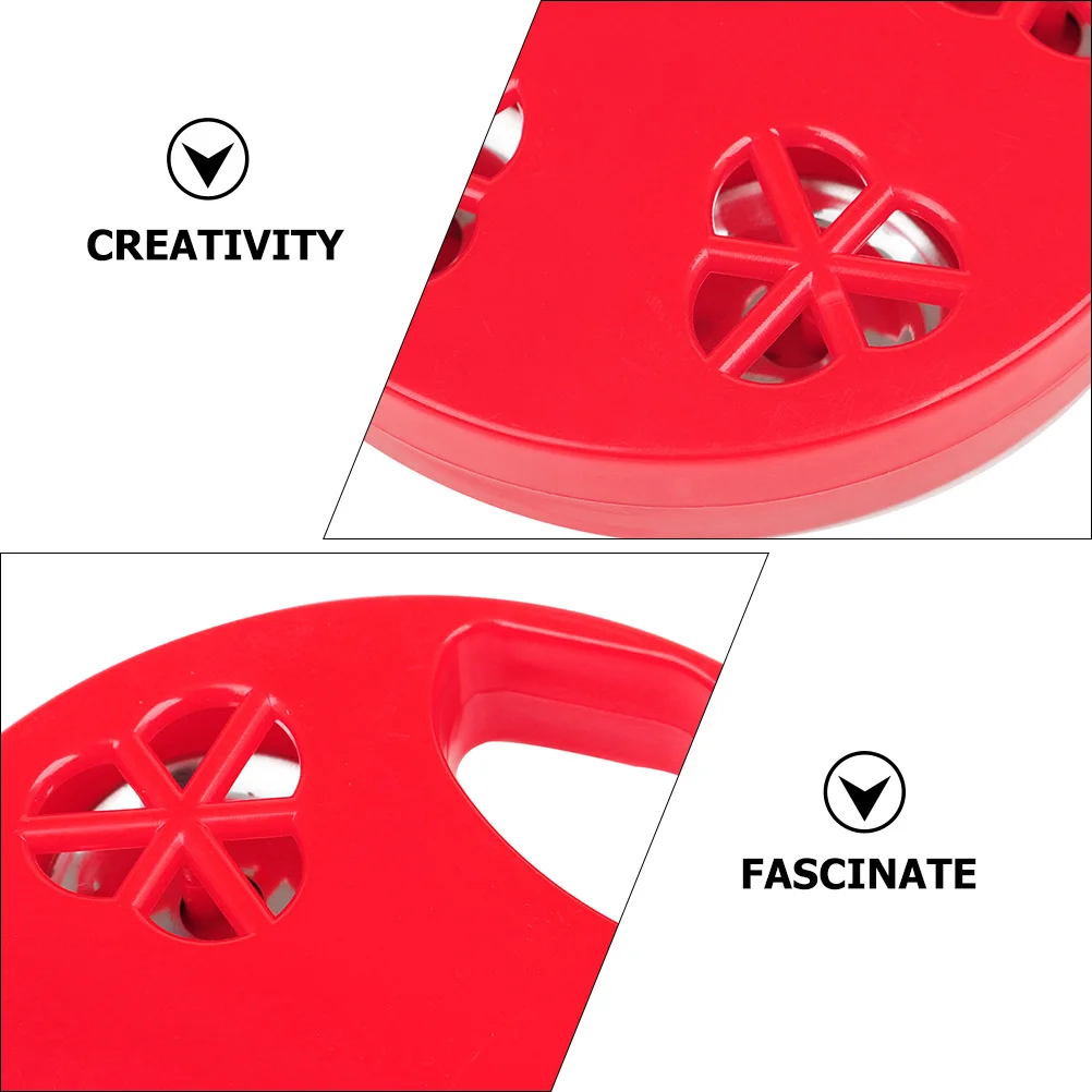 

2Pcs Handheld Tambourine Drum Bell Kids Musical Percussion Instrument Early Education Handheld Instrument for Performance