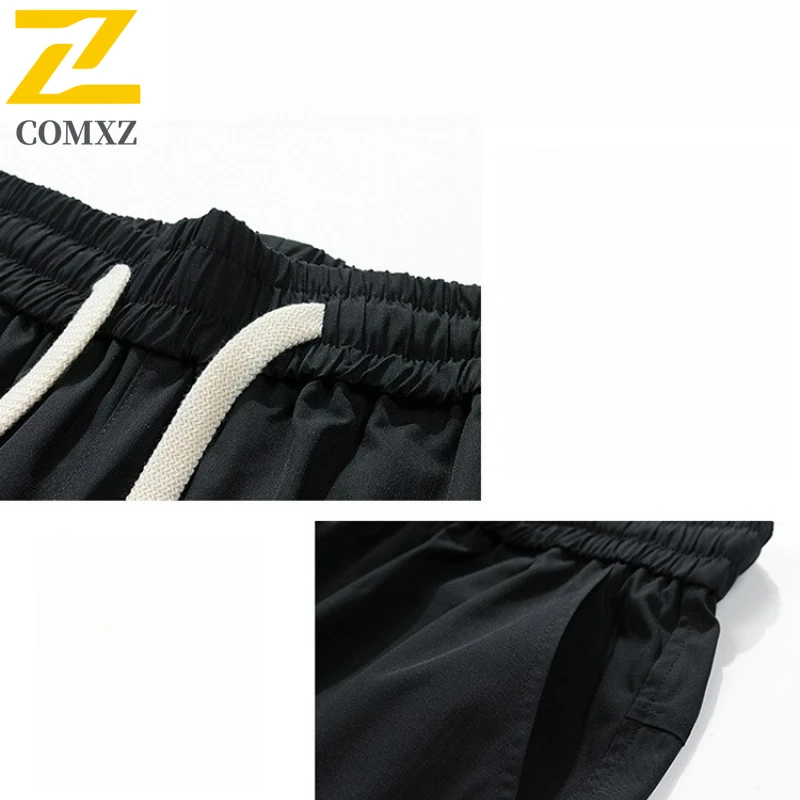Brand Sweatpants 2025 Men's Autumn New Trend Jogger Training Trousers Outdoor Camping Adventure Thin And Loose Casual Pants