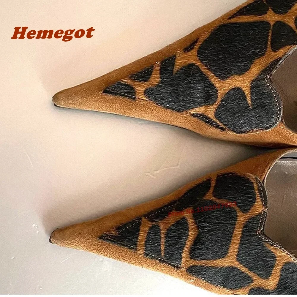 Spicy Girls Pointy Toe Leopard Pumps Stiletto Heels Shallow Side Air High Heels 2024 Newest Sexy Party Shoes Elegant Women