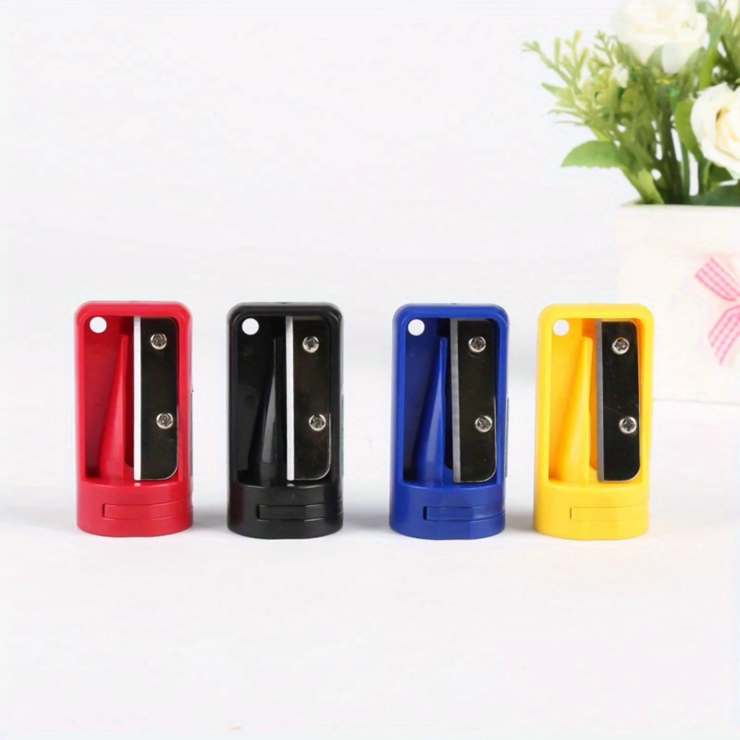 

Multifunctional Portable Pencil Sharpener: Colorful Single Hole Sharpener for Student Learning Supplies