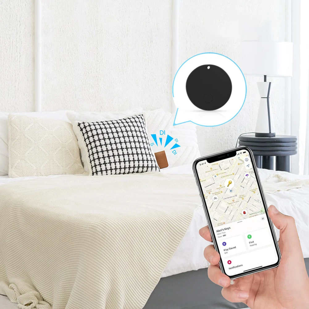 Fahrradklingel für Apple AirTag, Fahrradhalterung, GPS-Tracker, wasserdicht, klassische Fahrradklingel für Air Tag GPS-Tracker unter dem Fahrradklingelhalter