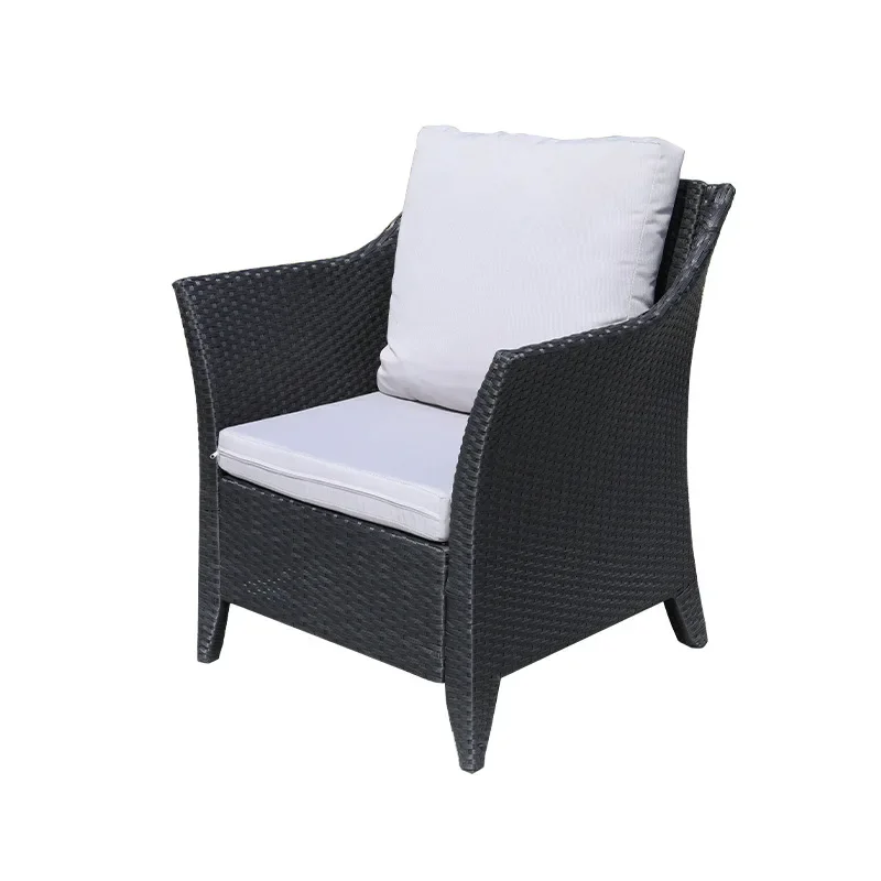 

For Hot Sell Outdoor Sofa Patio Furniture Balcony Rattan Chair Sofa Set Open Air Double PE Rattan Sofa Outdoor Furniture