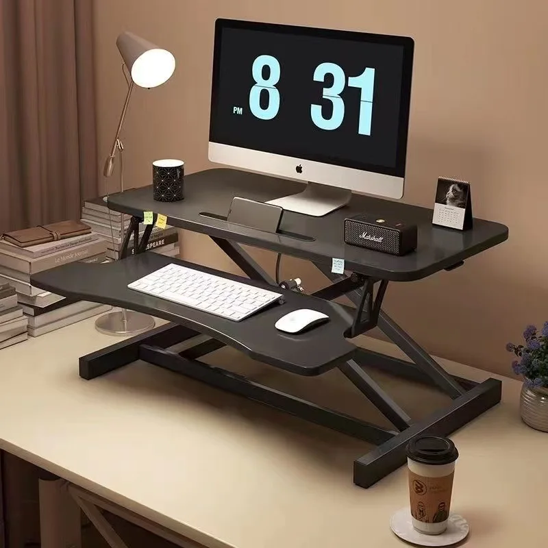 Height Adjustable Standing Computer Desk Foldable Portable Laptop Desktop Riser Home Office Gaming Ergonomic Gaming Desk