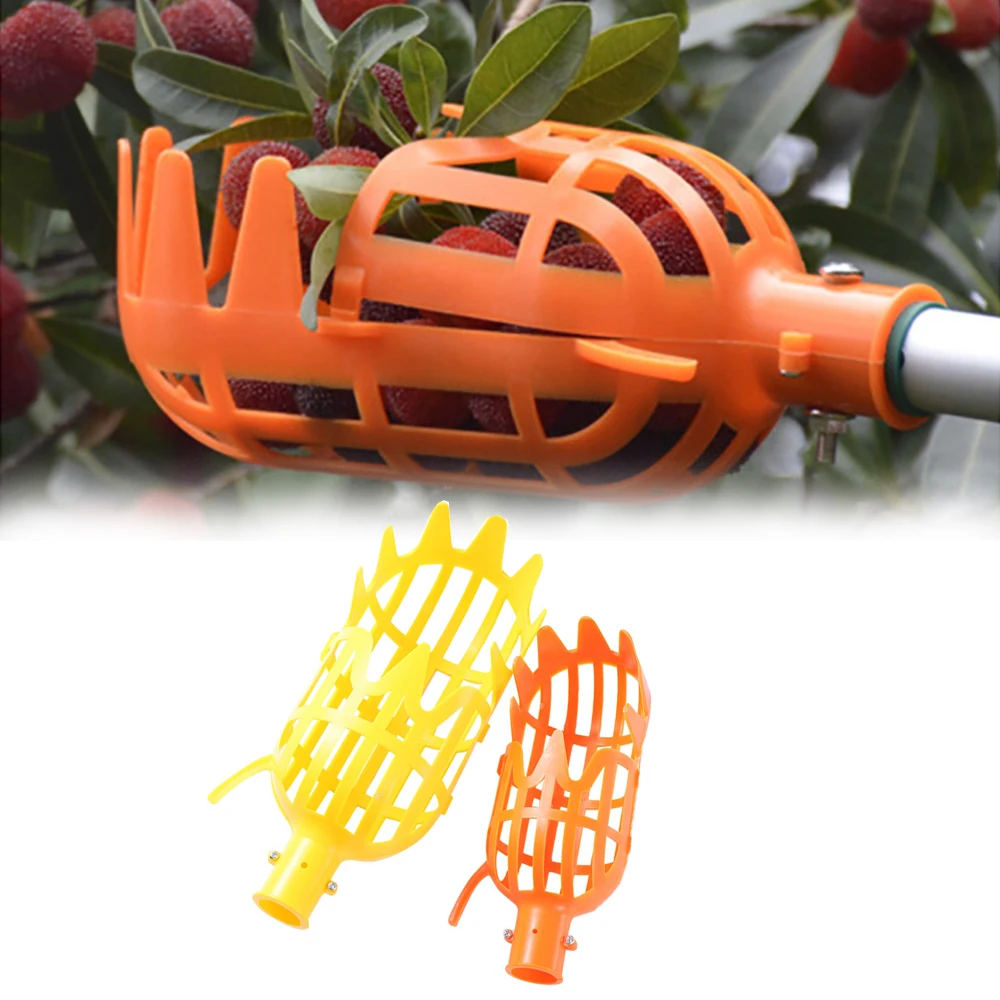 Garden Basket Fruit Picker Head Plastic Fruit Picking Catcher Agriculture Orchard High-altitude Bayberry Jujube Picking Tool