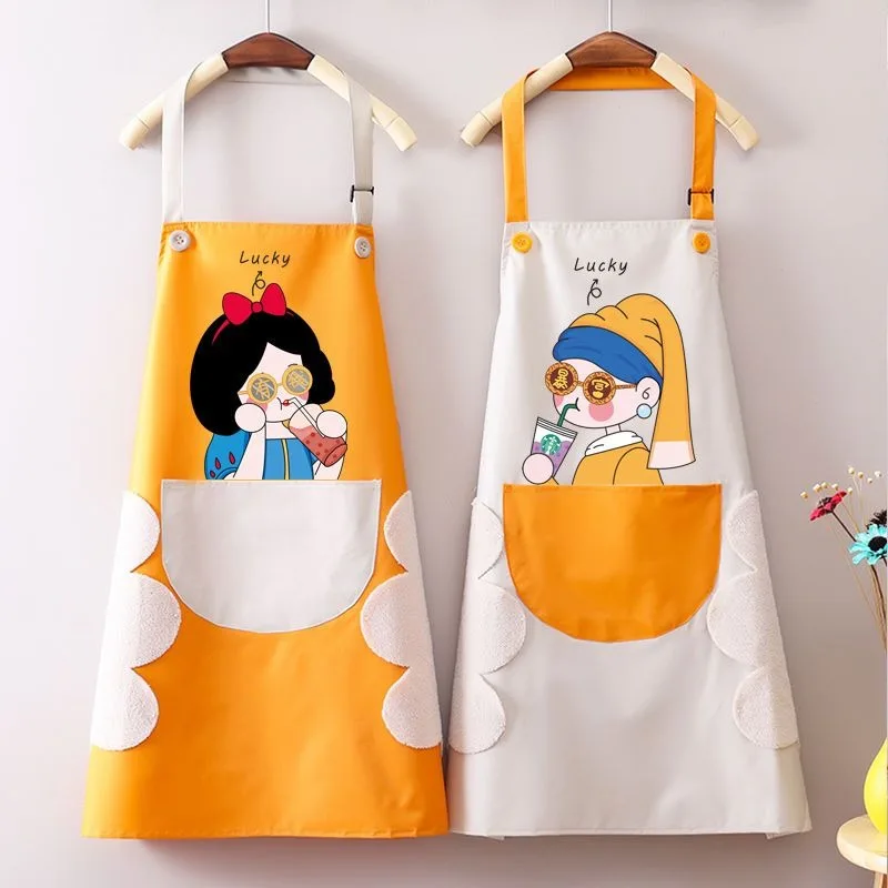 Designed Woman Aprons For Painting Chef Work Apron Beauty Nails Studios World Famous Uniform Grill Restaurant Shop Cloth Bib