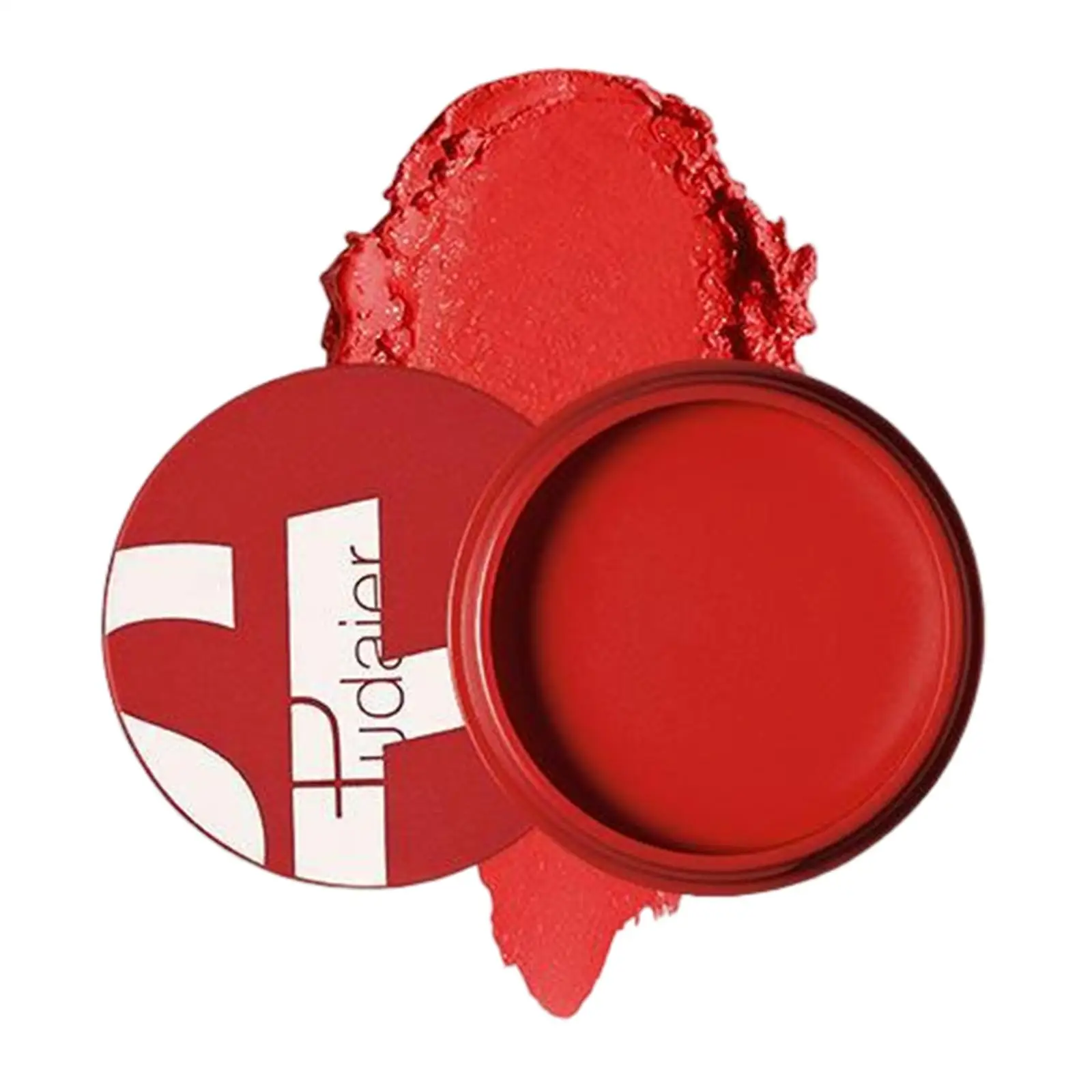 Waterdichte crèmeblush Matte gezichtsblusher Zacht wangpalet Make-up voor reizen en dagelijks gebruik