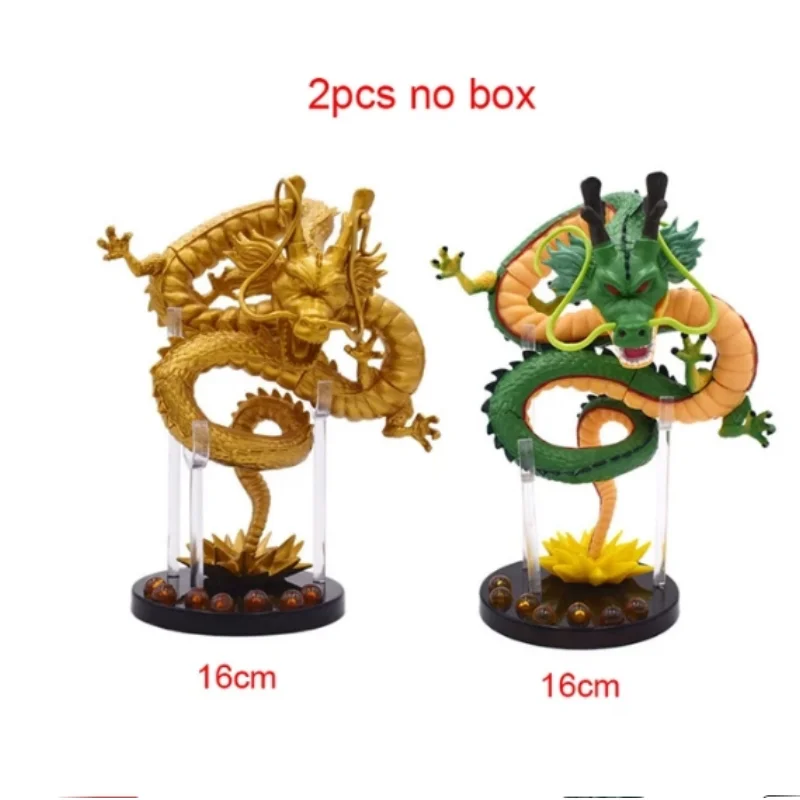 Anime DBZ 7 gwiazdek kulki 3.5CM Shenlong figurki zabawki nowe w pudełku Shenron smok kule kryształowe kolekcja pcv kompletny zestaw detaliczny