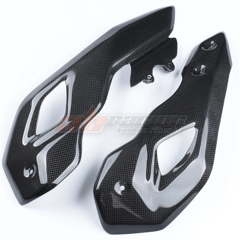 Exhaust Pipe Heat Shield Cover Guard Fairing For MV Agusta Brutale 800/800RR/800RC 2014-2016 Full Carbon Fiber 100%