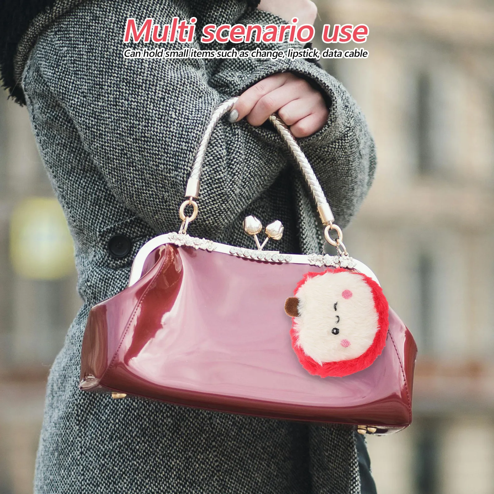 

Style Soft Coin Purse Cute Small Wallet for Kids Women Girls Lipstick Change Storage Pouch Cartoon Storage Pouch