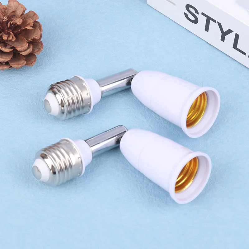 1pc Universal E27 To E27 Holder Extender For E27 Socket Adjustable E27 To E27 Base Converter For Screw Bulb Extension Adapter