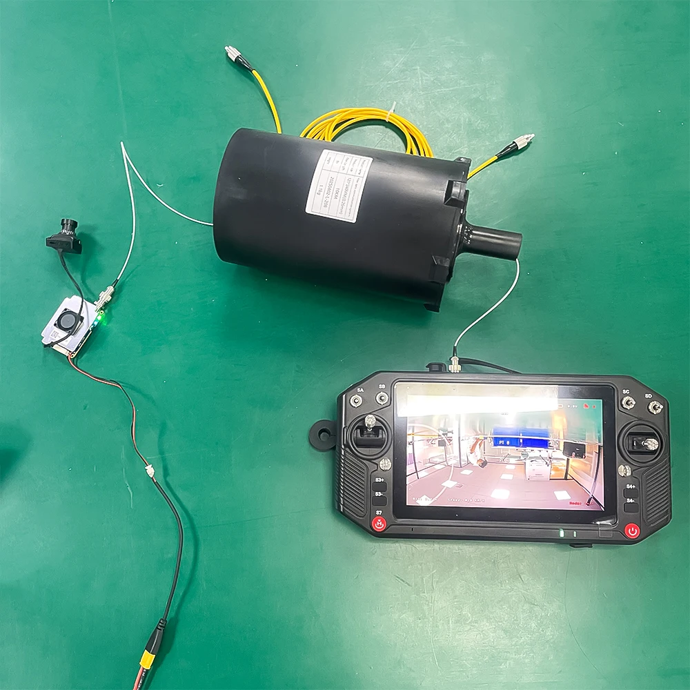 Long Distance 5km/10km/15km Fiber Optic 4K Video Transmission Module - Digital HDMI/SDI Camera Air/Ground System