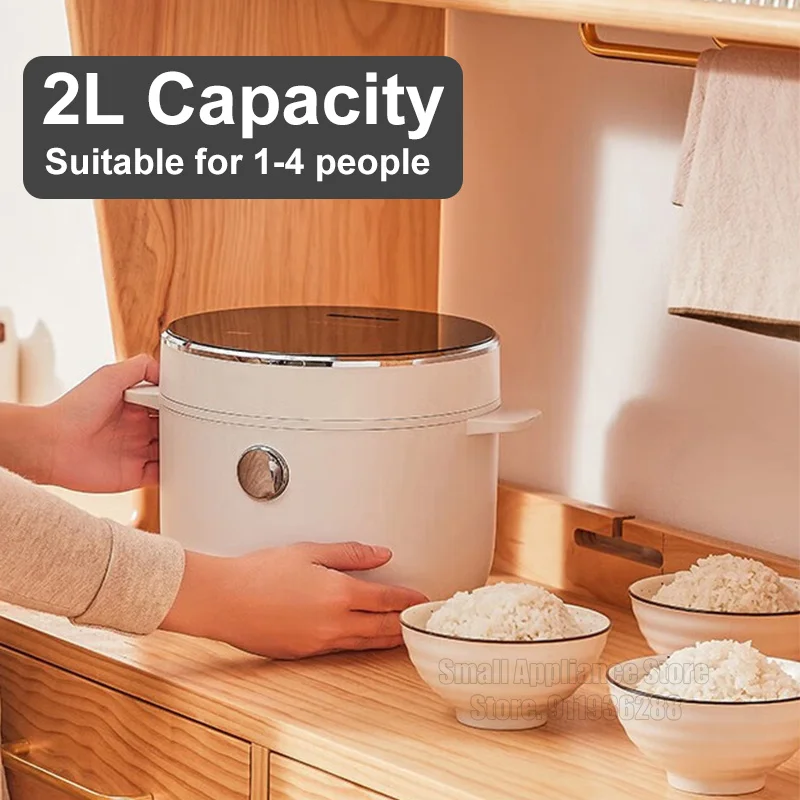 طباخ الأرز المنزلية الذكية منخفضة السكر ، طباخ كونجي متعددة الوظائف ، سعة 2L