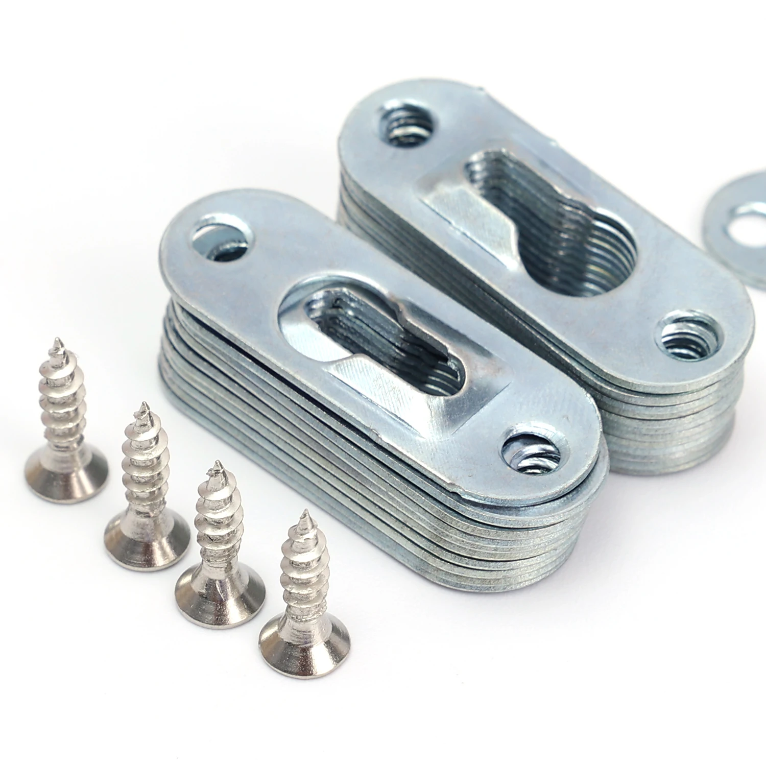 Keyhole Bracket with Screw Kit for Picture Frames Wall Hanging Nails Household Furniture Connectors Hardware Fasteners Wholesale