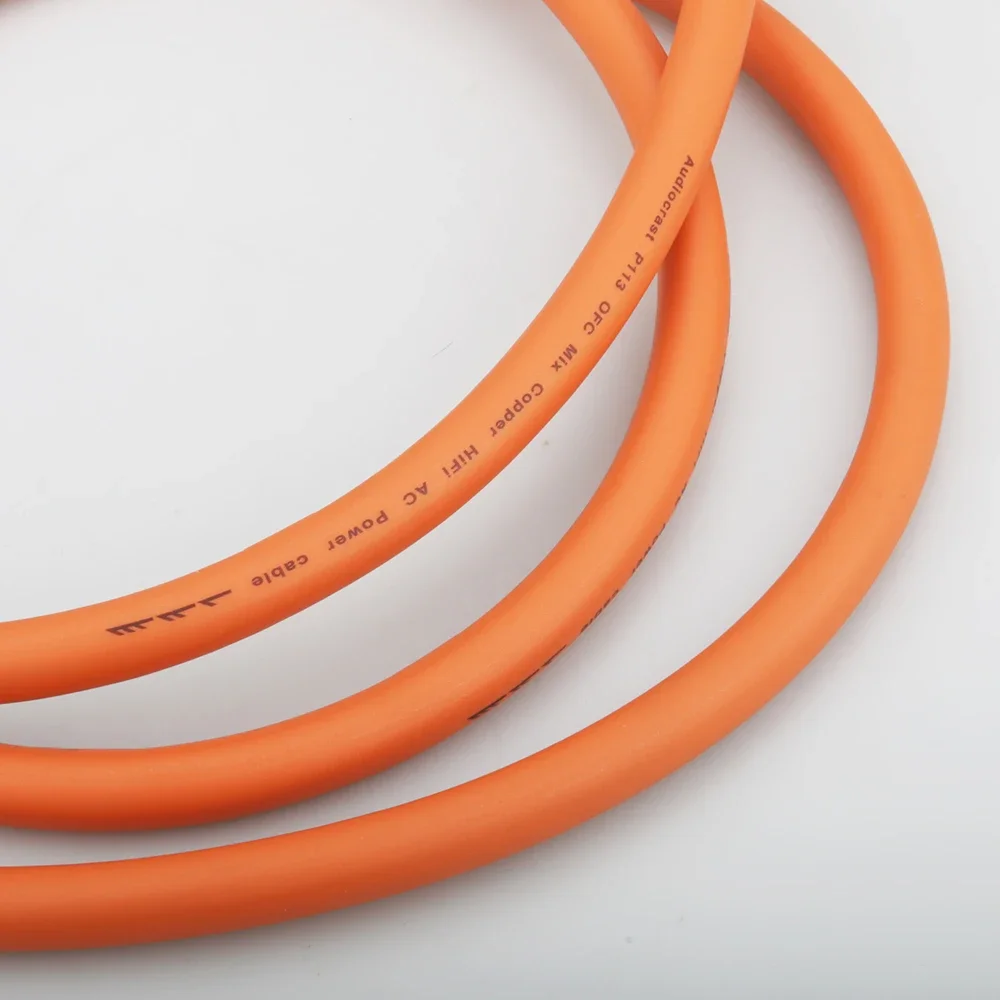 p113 HI-конец Чистая красная медь Высококачественный силовой кабель Массовые кабели Hi-Fi кабель