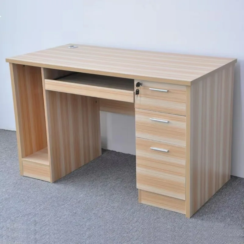 Manufacturer Direct Sale Desktop Desk Simple Single-person Desk  with Drawer Keyboard Rack Environmental Protection Study Desk
