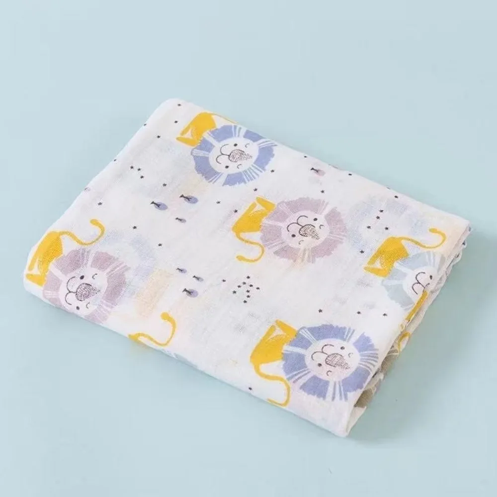 

New Cotton Baby Swaddle Blanket Soft Quick Dry Newborn Blankets Baby Stroller Blanket Cover 2 Layer Kids Bath Towel Summer