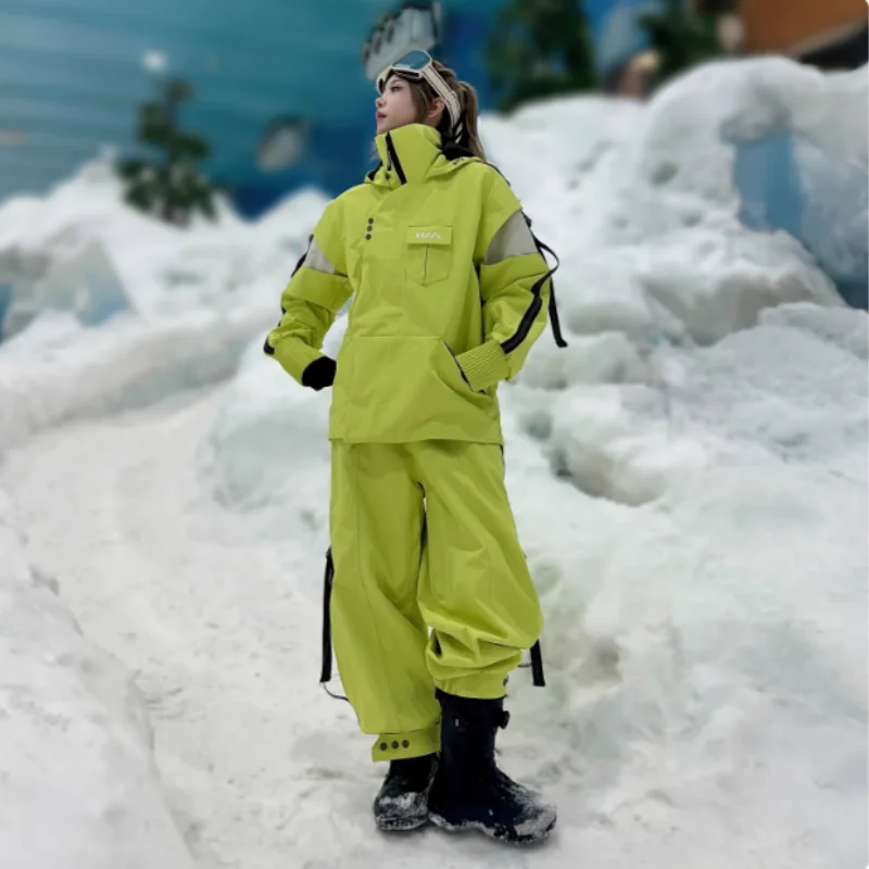 

KEEPMONEY-30 Ice Snow Suit for Men and Women, Snowboarding Clothing, Warm Waterproof Outdoor Costume, Ski Set, Jackets and Pants