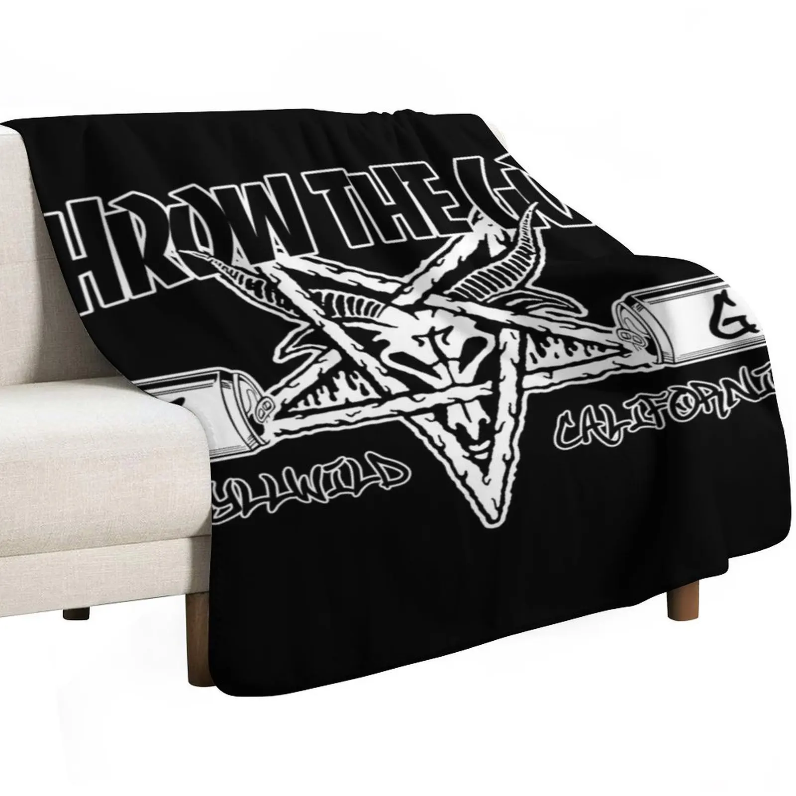Throw The Goat - Thrash Goat Logo Throw Blanket Kid'S Comforter Picnic christmas gifts Blankets For Baby Beautifuls Blankets