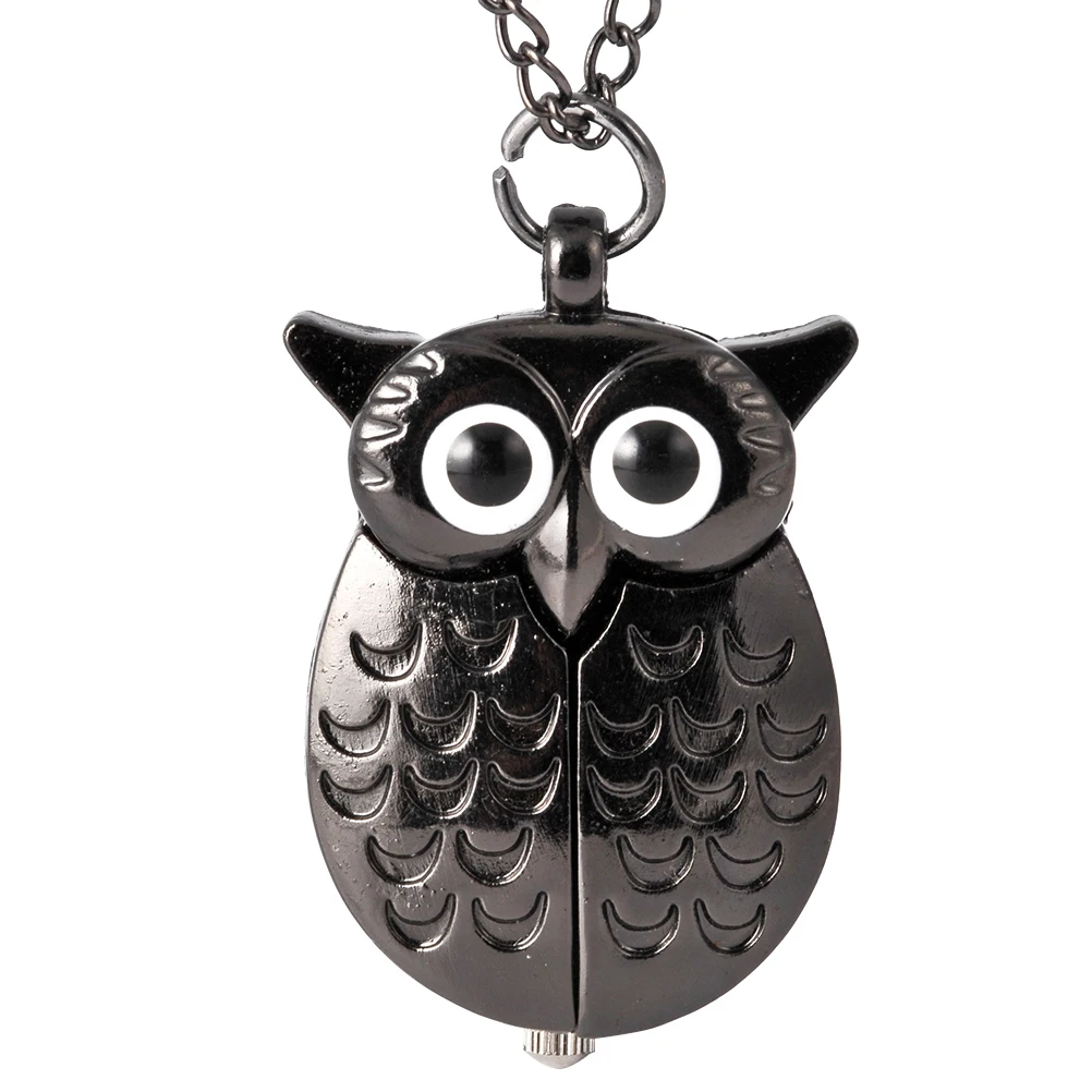 

Owl Pocket Watch Vintage Fashion Creative Decorative Lightweight Necklace Retro Design Long Lasting Durable Exquisite Detail
