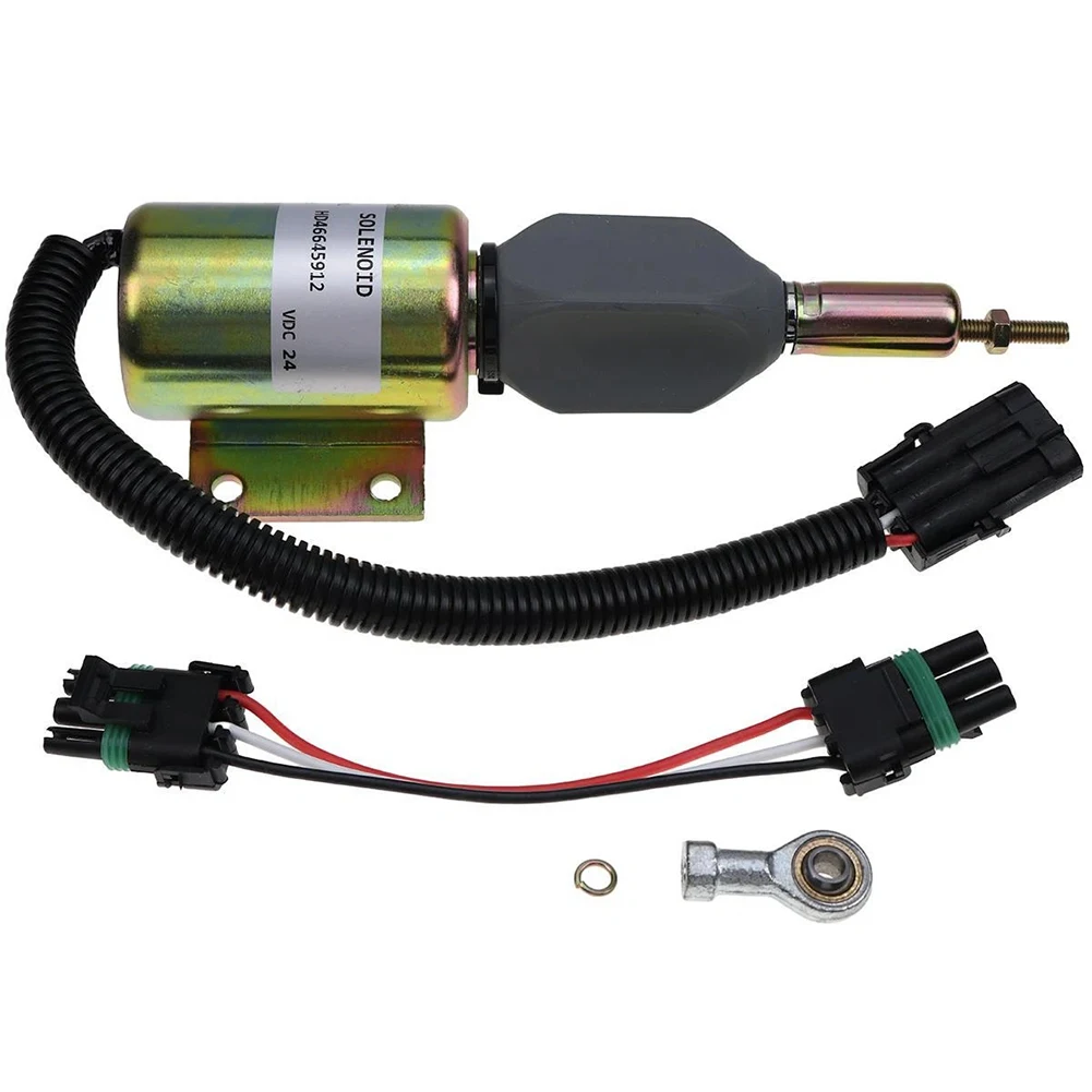 الملف اللولبي لإيقاف الوقود RE516083 للحفارات لـ 120 160LC 200LC 230LC 230LCR 270LC مع جسم من الفولاذ المقاوم للصدأ