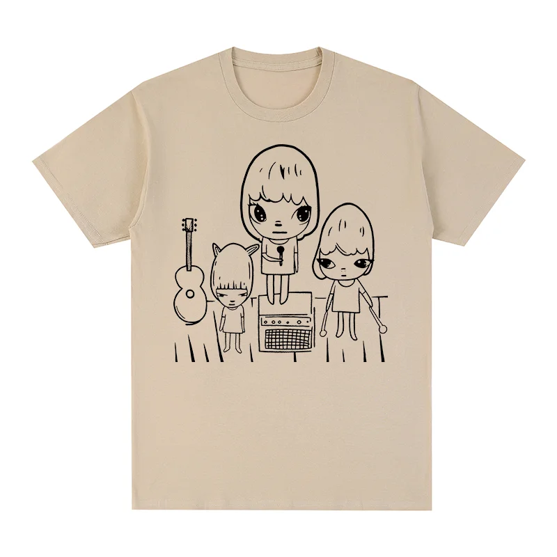 Yoshitomo Nara Vintage T-shirt Streetwear Hip Hop Novelty Cotton Men T shirt New TEE TSHIRT Womens tops