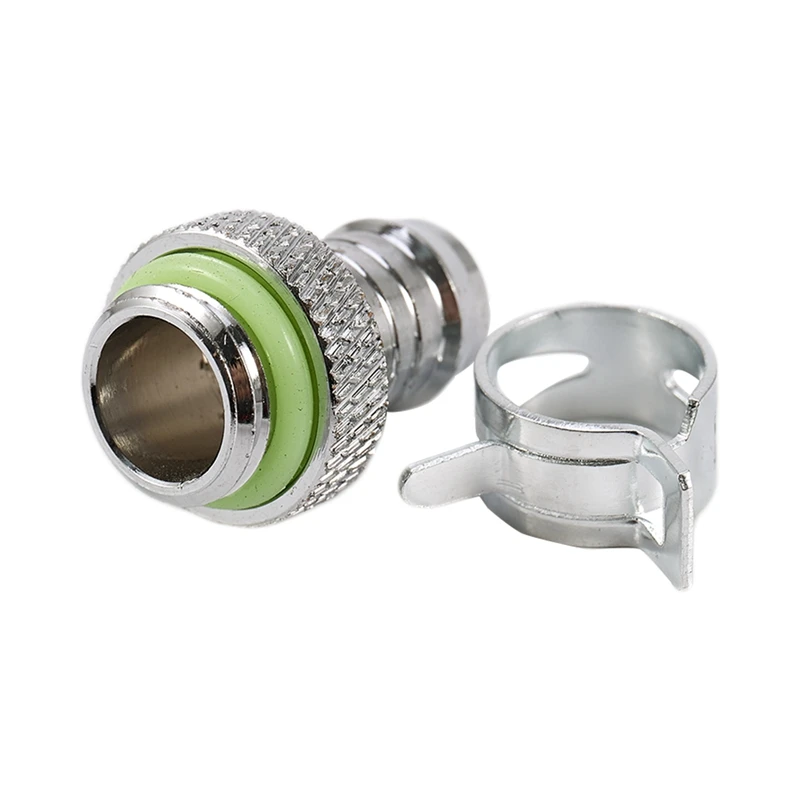 PC 컴퓨터용 수냉식 방열판, G1/4 크롬 구리 수냉식 라디에이터, 바브 피팅, 5 개