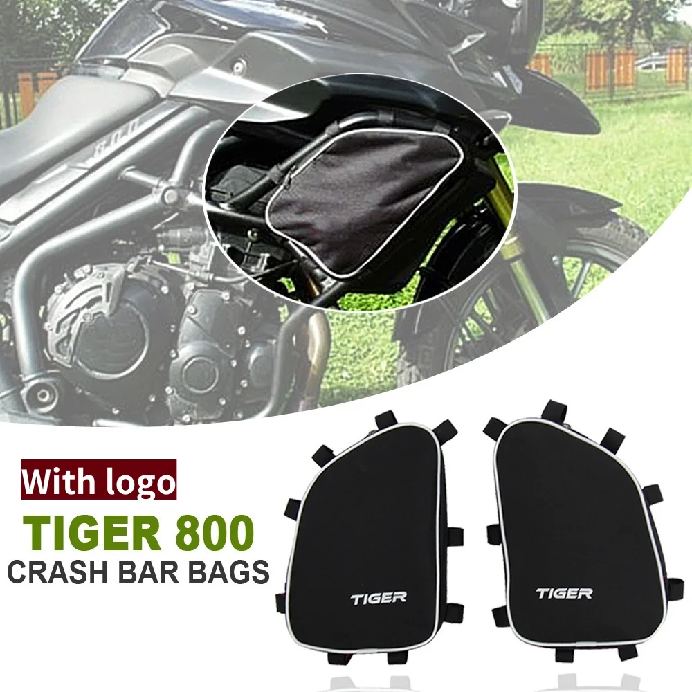 

Motorcycle Frame Crash Bars Bag Waterproof Bumper Storage Bags FOR For Tiger 800 / XC / XR 2011-2016 Repair Tool Placement Bag