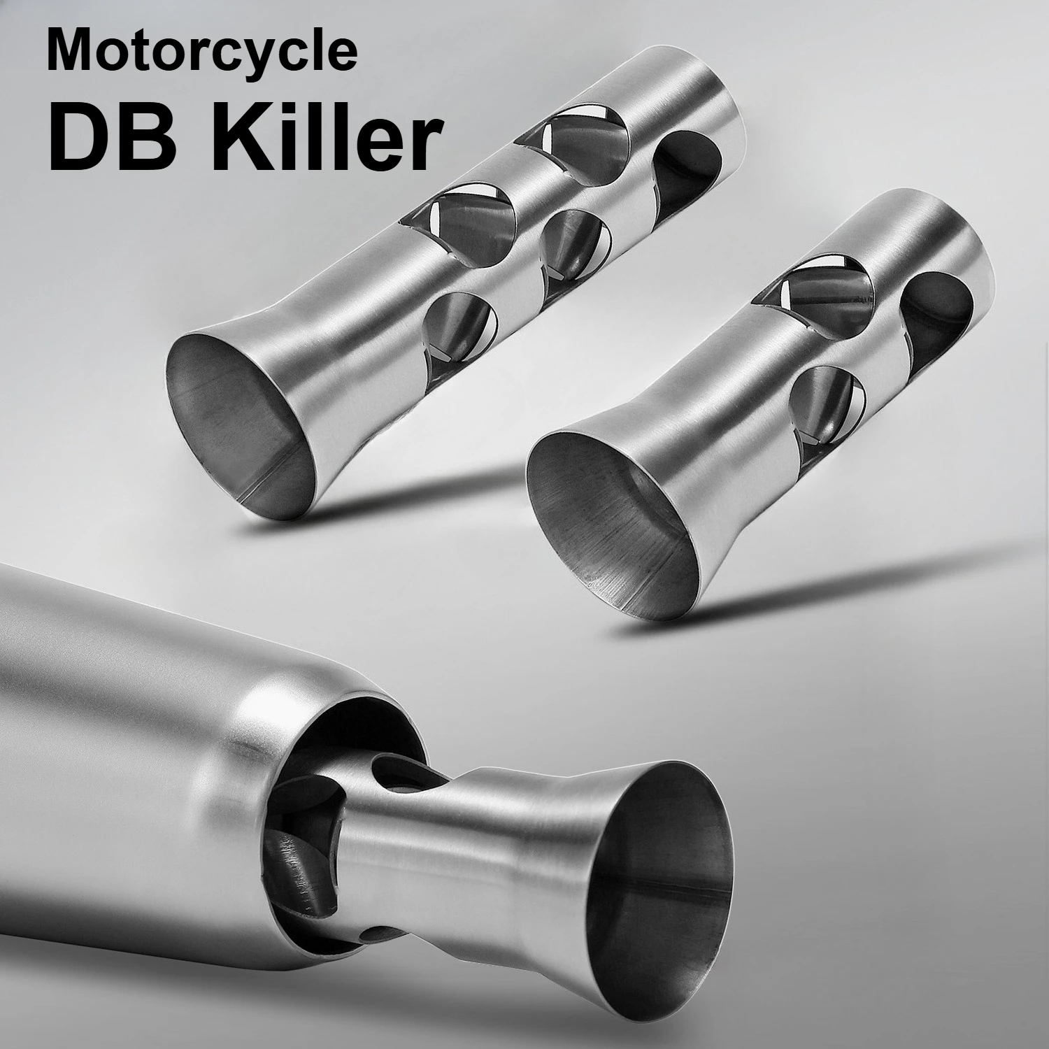 51mm Universal Middle Section Motorcycle Exhaust Baffle DB Killer Muffler Sound Reducer for Yoshimura for SC for Akrapovic