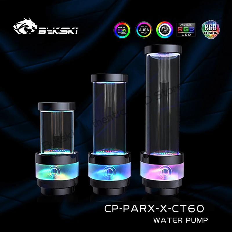 

Bykski CP-PARX-X-CT60 DDC AIO Pump Reservoir Combo 5V 12V RGB SYNC 100MM 150MM 200MM Res Water Cooling MOD Equipment NEW