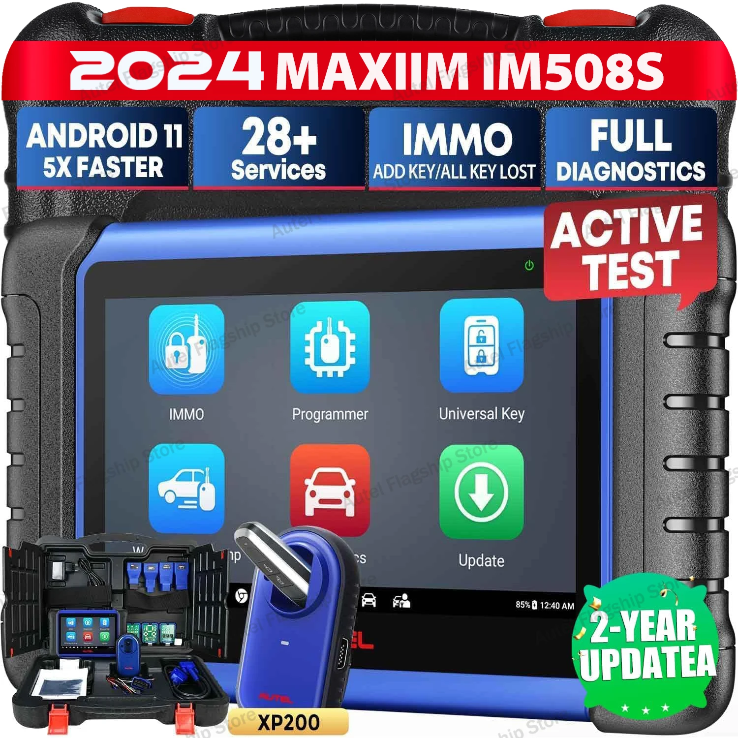 Autel MaxiIM IM508S XP400 PRO All-in-One IMMO Key Programming Tool Add Keys All Keys Lost All Systems Diagnostics PK KM100 IM508