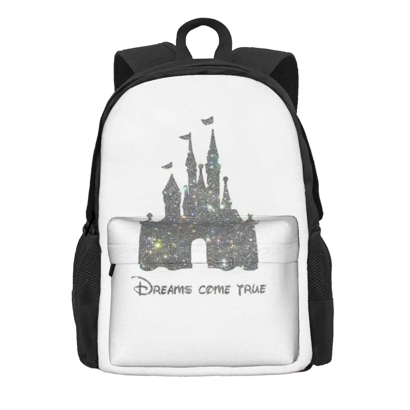 Castle Dreams Come True Hot Sale Schoolbag Backpack Fashion Bags Dreams Come True Castle Silhouette World