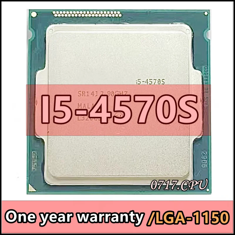 معالج وحدة المعالجة المركزية رباعي النواة ، i5-4570S ، i5 4570s ، SR14J ، 2.9 GHz ، رباعي الخيط ، 6M ، 65W ، LGA 1150