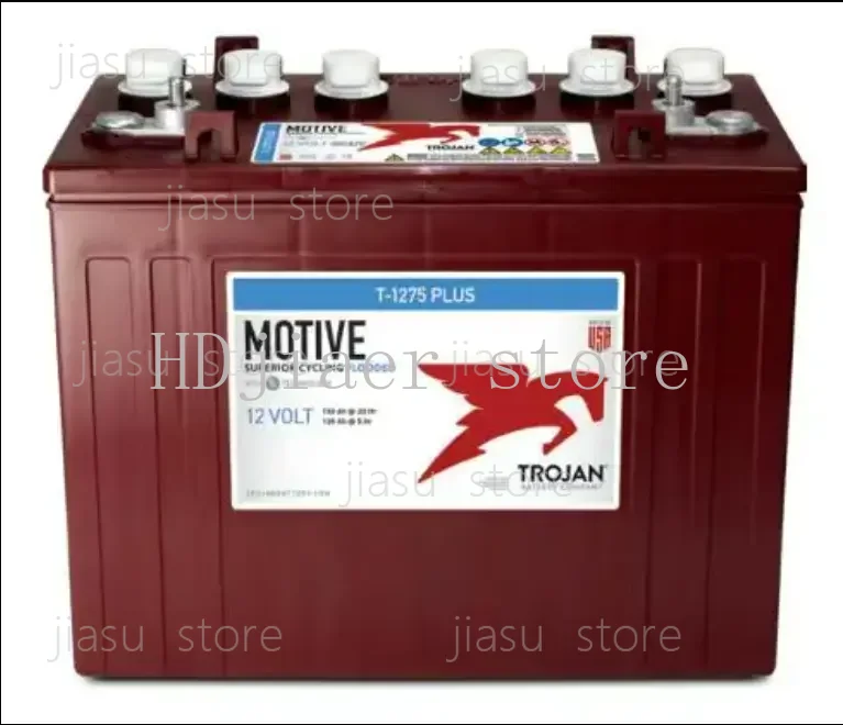 6V 225Ah T105 /8V T875 /12V T1275 Trojan Deep Cycle Battery, Flooded Energy Storage Battery for Golf Cart Floor Scrubber