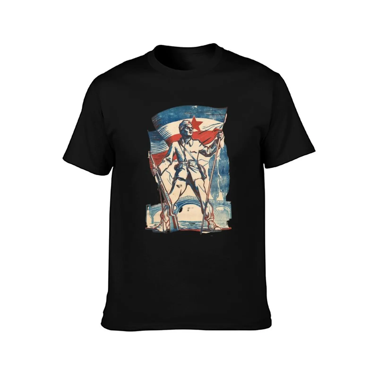 Tito's Yugoslavia T-Shirt Basic Short Sleeve for Men T-Shirt