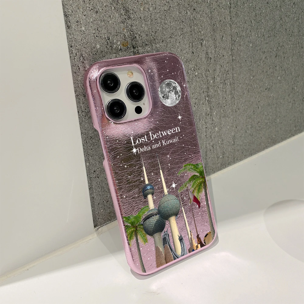 Angepasst Name leder telefon f – Phone Cases Kuwait Bewertung und Preis