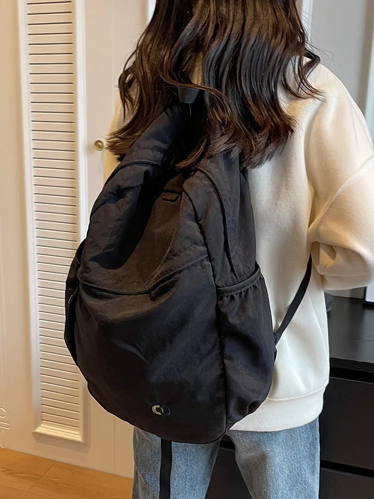 Casual Versatile Large Capaci Bapa 2026 New Sle Women\'s College Student Bookbag Quali Outdoor Travel Bapa