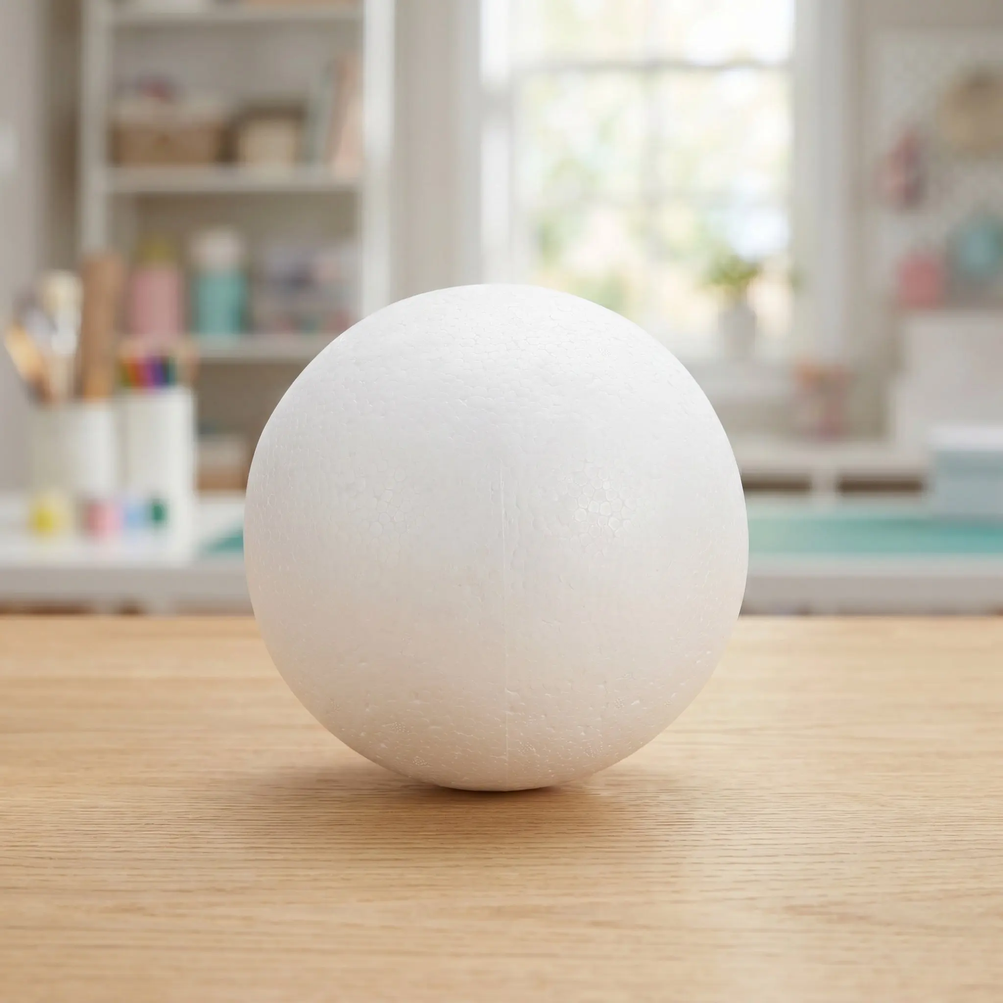 2Pcs Cake Decorating Practice Foam Balls High Density Polystyrene Round White for Bakery Wedding Dummy Display Supplies