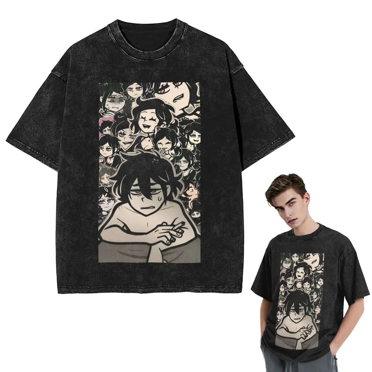 

Streetwear T-Shirts Ashley And Andrew The Coffin Of Andy And Leyley T Shirt Short Sleeve Hip Hop T-Shirt Tops Tees for Men Women