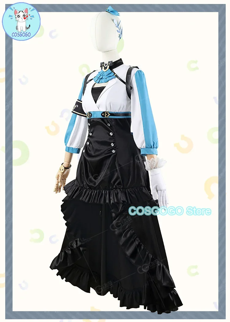 COSGOGO Gioco Pretty Derby Mejiro Ramonu Miraclev Costume cosplay decisivo Abiti di Halloween Abito da donna