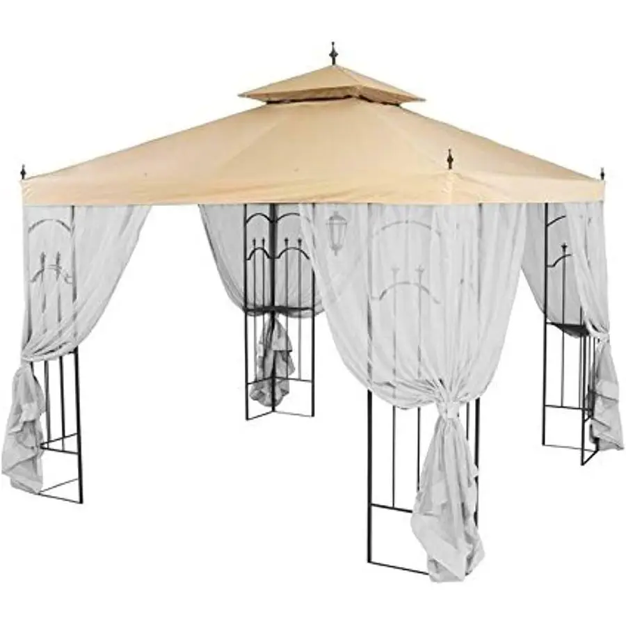 

Custom Fit Replacement Canopy Compatible with The 61821, GGHL00019, HD61821 Arrow Gazebo Classic Sand Beige, 350