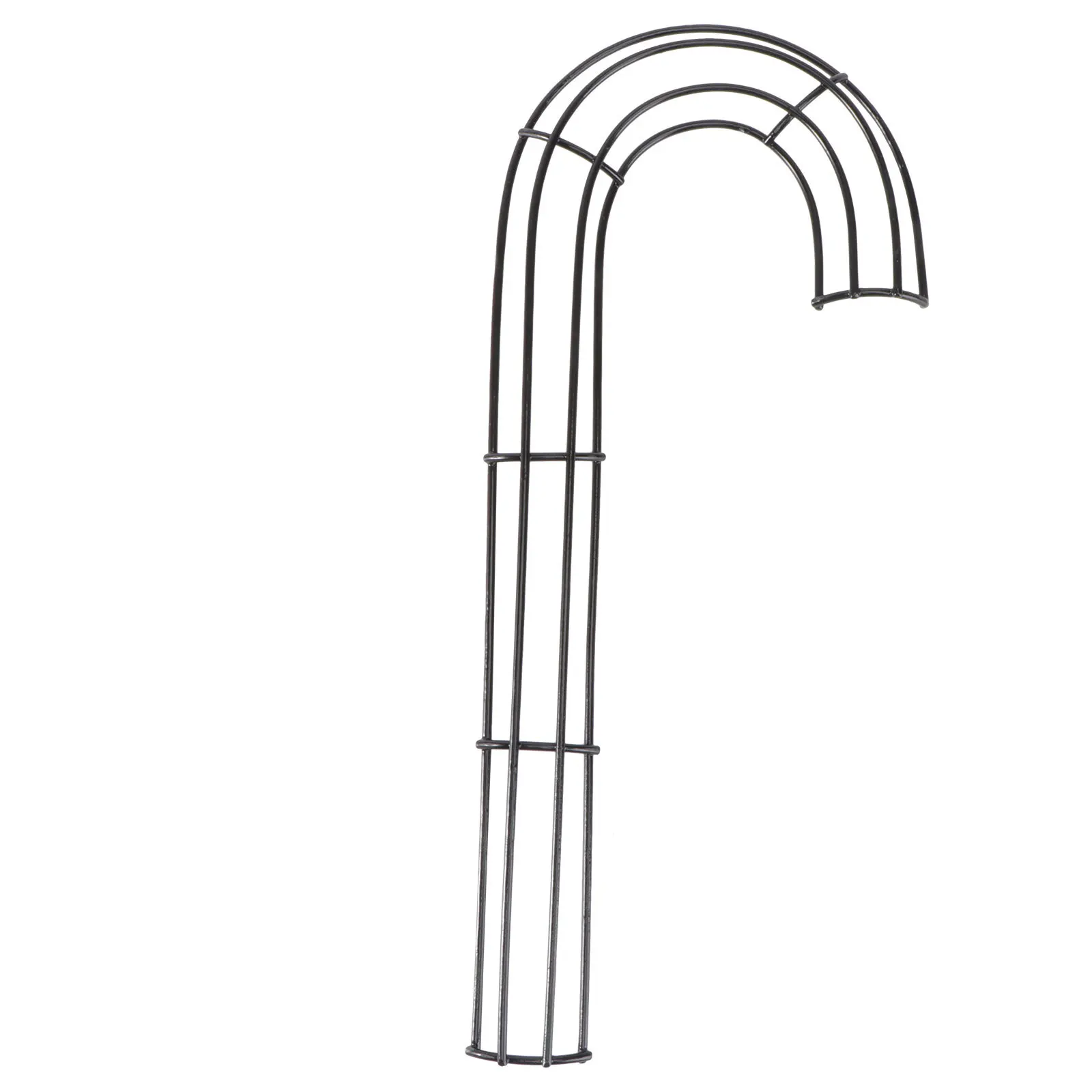 إكليل الحديد الإطار J شكل لتقوم بها بنفسك معلقة هوب لزينة عيد الميلاد زهرة جدار زخرفة المنزل عيد الميلاد حفلة قصب الحلوى نمط الحرف المعدنية