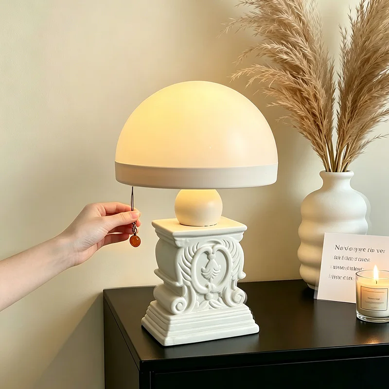 vintage-carved-column-resin-table-lamp-dome-jellyfish-shade-pull-chain-night-light-for-bedroom-bedside-desk-decor-ornament