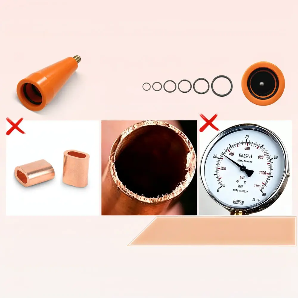 Hands Free Nitrogen Purge Adapter For Copper Pipe Brazing HVAC Maintenance Anti Oxidation Tool Refrigeration Equipment