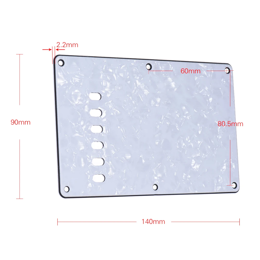 Pickguard Back Plate Tremolo Cavity Cover Vintage Style Backplate for Stratocaster Strat ST Modern Style Electric Guitar 4Ply Gu