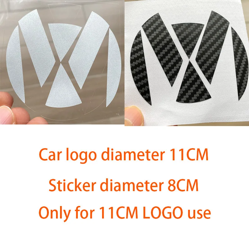 Shiny Genuine Carbon Fiber Stickers Car Styling Rear Badge Grooves Decal for VW GOLF 5 6 7 GTI R20 POLO Golf Beetle Rear Sticker